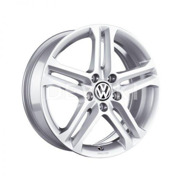 Диск литой R17 Volkswagen, Silex Sterling Silver, 7J x 17 ET54 Диск литой R17 Volkswagen, Silex Sterling Silver, 7J x 17 ET54