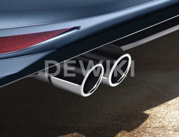 Насадка для заднего глушителя Volkswagen Beetle / Golf / Touran, парные 60 мм Насадка для заднего глушителя Volkswagen Beetle / Golf / Touran, парные 60 мм