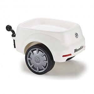 Прицеп к детскому автомобилю Volkswagen Junior Beetle, White