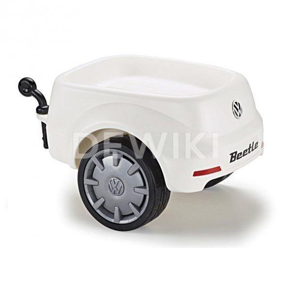 Прицеп к детскому автомобилю Volkswagen Junior Beetle, White Прицеп к детскому автомобилю Volkswagen Junior Beetle, White