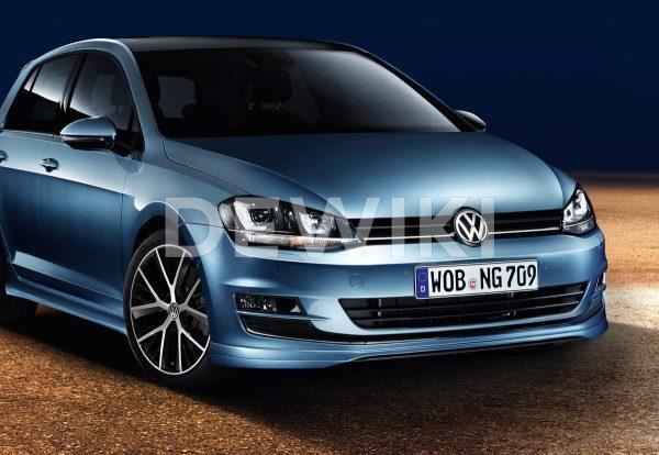 Накладка на бампер передний Volkswagen Golf 7 Накладка на бампер передний Volkswagen Golf 7