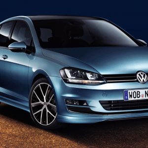 Накладки порогов Volkswagen Golf 7