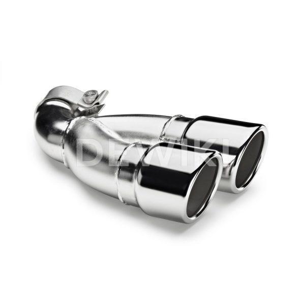 Насадка для заднего глушителя Volkswagen Golf 7, 1.6 TDI, с Y-адаптером 76 мм Насадка для заднего глушителя Volkswagen Golf 7, 1.6 TDI, с Y-адаптером 76 мм