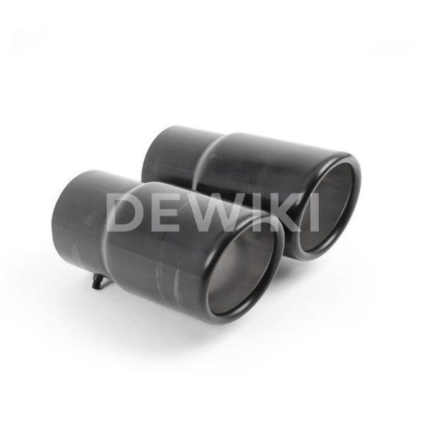 Насадка для заднего глушителя Volkswagen Passat / Tiguan, парные черные 70 мм Насадка для заднего глушителя Volkswagen Passat / Tiguan, парные черные 70 мм