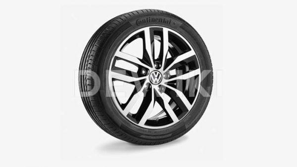 Летнее колесо в сборе VW Golf в дизайне Madrid,  225/45 R17 91W, Black, 7.0J x 17 ET49