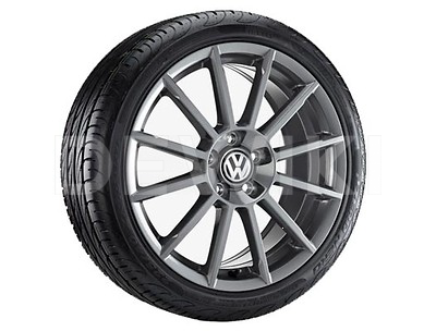 Летнее колесо в сборе VW Golf в дизайне Rotary, 225/40 R18 92Y/ZR XL, Anthracite, 7.5J x 18 ET51 Летнее колесо в сборе VW Golf в дизайне Rotary, 225/40 R18 92Y/ZR XL, Anthracite, 7.5J x 18 ET51