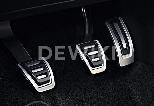 Накладки на педали Volkswagen, для автомобилей с МКПП Накладки на педали Volkswagen, для автомобилей с МКПП