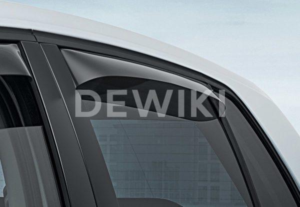 Дефлекторы на двери Volkswagen Golf 7, 4-дверный, задние Дефлекторы на двери Volkswagen Golf 7, 4-дверный, задние