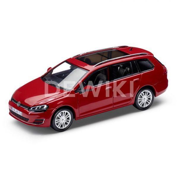Модель в миниатюре 1:43 Volkswagen Golf 7 Variant, Tornado Red