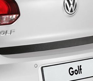 Накладка на крышку багажника Volkswagen Golf 6, в стиле Carbon