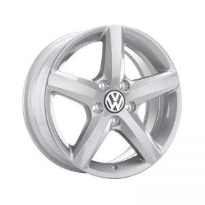 Диск литой R16 Volkswagen, Aspen Brilliant Silver, 6J x 16 ET50 Диск литой R16 Volkswagen, Aspen Brilliant Silver, 6J x 16 ET50
