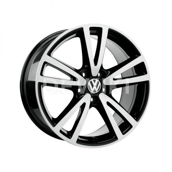 Диск литой R17 Volkswagen, Seattle Aluminium Gloss / Black, 7J x 17 ET54 Диск литой R17 Volkswagen, Seattle Aluminium Gloss / Black, 7J x 17 ET54