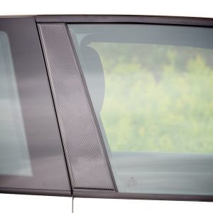 Декоративные накладки средних стоек Volkswagen Golf 6, 4-х дверных Carbon
