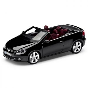 Модель в миниатюре 1:43 Volkswagen Golf Cabriolet, Deep Black Pearl Effect