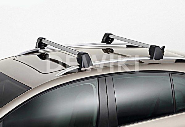 Багажные дуги Volkswagen Golf Plus, для автомобилей с релингом крыши