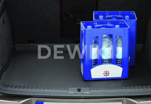 Коврик в багажник Volkswagen Tiguan (5N), для автомобилей с базовым полом багажника