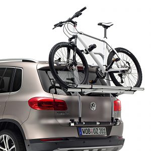 Велокрепление на крышку багажника для двух велосипедов Volkswagen Tiguan (5N)