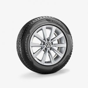 Зимнее колесо в сборе VW Tiguan в дизайне Philadelphia, 215/60 R17 96H, Silver, 6.5J x 17 ET33