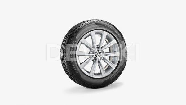 Зимнее колесо в сборе VW Tiguan в дизайне Philadelphia, 215/60 R17 96H, Silver, 6.5J x 17 ET33