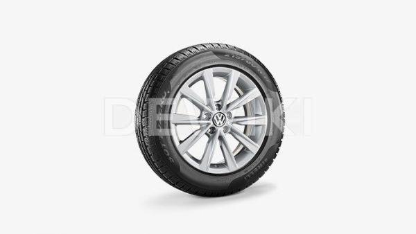Зимнее колесо в сборе VW Tiguan в дизайне Philadelphia, 215/60 R17 96H, Silver, 6.5J x 17 ET33 Зимнее колесо в сборе VW Tiguan в дизайне Philadelphia, 215/60 R17 96H, Silver, 6.5J x 17 ET33