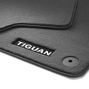 Коврики в салон Volkswagen Tiguan (5N),  текстильные Premium передние и задние, антрацит