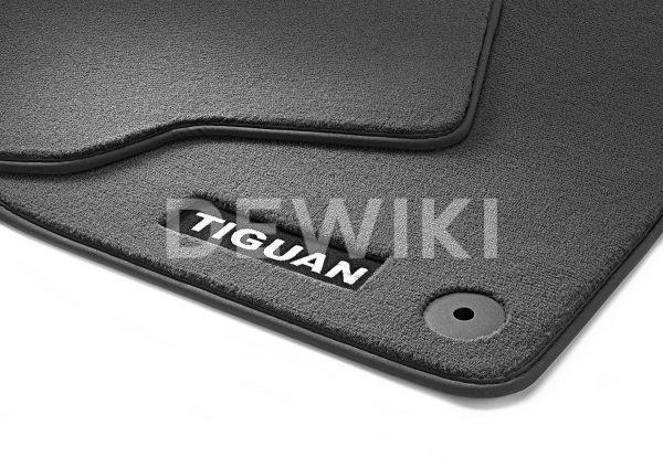 Коврики в салон Volkswagen Tiguan (5N), текстильные Premium передние и задние, антрацит Коврики в салон Volkswagen Tiguan (5N), текстильные Premium передние и задние, антрацит
