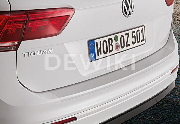 Защитная пленка на задний бампер Volkswagen Tiguan (5N) с 2016 года Защитная пленка на задний бампер Volkswagen Tiguan (5N) с 2016 года