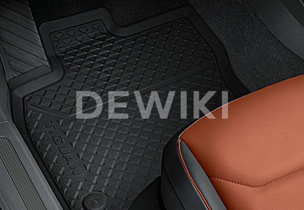 Коврики в салон Volkswagen Tiguan (5N) с 2016 года, всепогодные задние Коврики в салон Volkswagen Tiguan (5N) с 2016 года, всепогодные задние