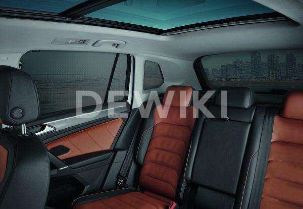 Солнцезащитные шторки Volkswagen Tiguan (5N) с 2016 года, для стекол задних дверей, задних боковых стекол и для заднего стекла Солнцезащитные шторки Volkswagen Tiguan (5N) с 2016 года, для стекол задних дверей, задних боковых стекол и для заднего стекла
