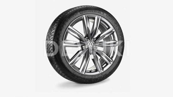 Летнее колесо в сборе VW Tiguan в дизайне Kapstadt,  235/45 R20 100W XL, Gray Metallic, 8.0J x 20 ET41