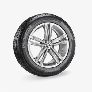 Зимнее колесо в сборе VW Tiguan в дизайне Sebring, 235/55 R18 100 H, Silver, 7.0J x 18 ET43 Зимнее колесо в сборе VW Tiguan в дизайне Sebring, 235/55 R18 100 H, Silver, 7.0J x 18 ET43