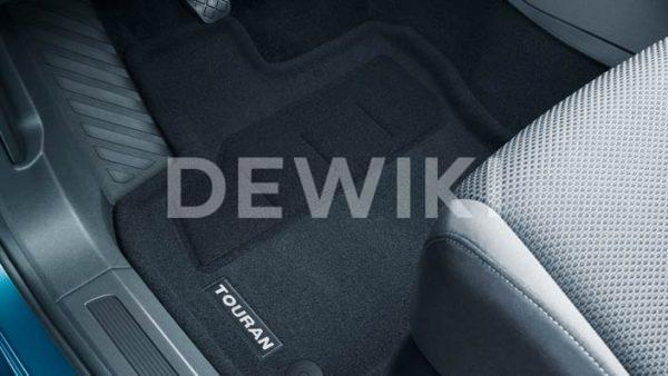 Коврики в салон Volkswagen Touran 2, текстильные Optimat передние и задние, 3D