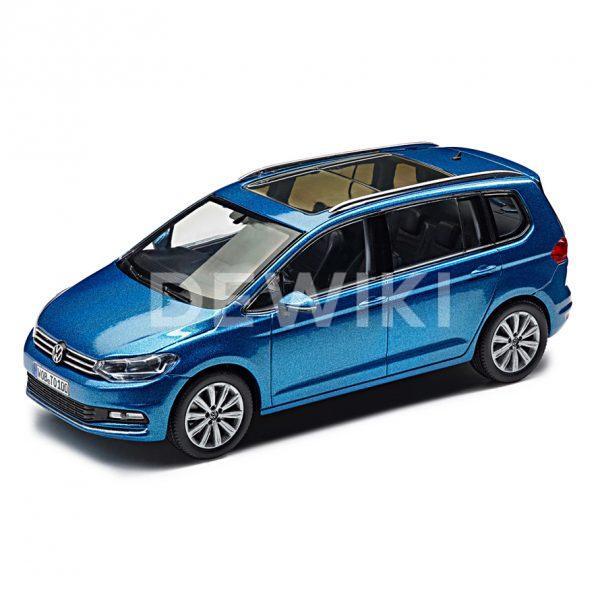 Модель в миниатюре 1:87 Volkswagen Touran, Caribbean Blue Metallic
