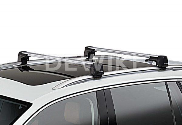 Багажные дуги Volkswagen Tiguan (5N) с 2016 года, для автомобилей с релингом крыши