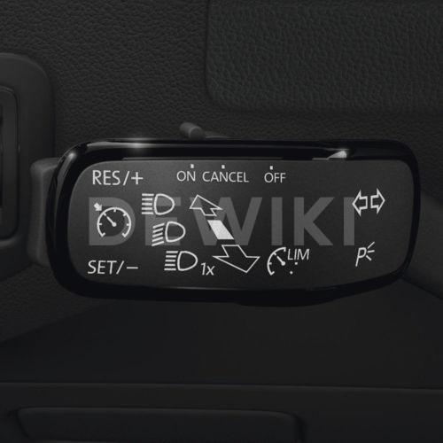 Круиз-контроль Volkswagen Touran (5T) с 2016 года, для автомобилей без многофункционального рулевого колеса Круиз-контроль Volkswagen Touran (5T) с 2016 года, для автомобилей без многофункционального рулевого колеса