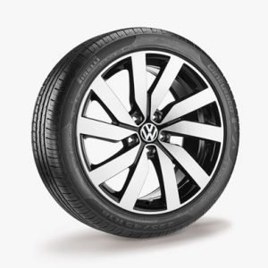 Летнее колесо в сборе VW Touran в дизайне Marseille,   225/45 R18 95W XL, Black, 7.0J x 18 ET52