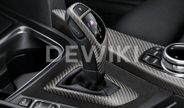 Накладка BMW M Performance из карбона для рычага селектора
