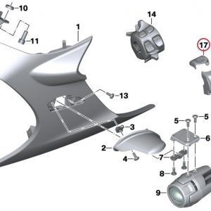 Крышка BMW K 1600 GT / GTL 2010-2019 год Крышка BMW K 1600 GT / GTL 2010-2019 год
