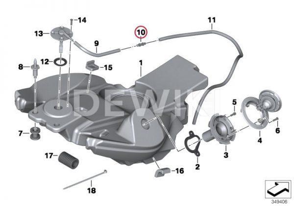 Соединитель топливной магистрали BMW Соединитель топливной магистрали BMW