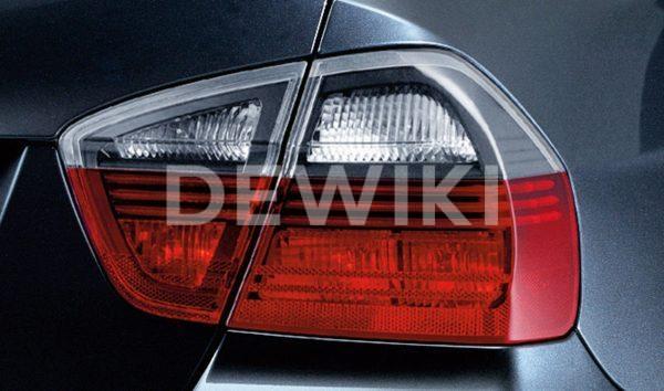Комплект задних фонарей BMW Black Line, E90 3 серия