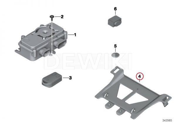 Кронштейн крепления противоугонной системы BMW F 800 GT / R / S / ST 2005-2019 год Кронштейн крепления противоугонной системы BMW F 800 GT / R / S / ST 2005-2019 год