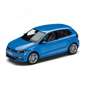 Модель в миниатюре 1:43 Volkswagen Polo V, Cornflower blue