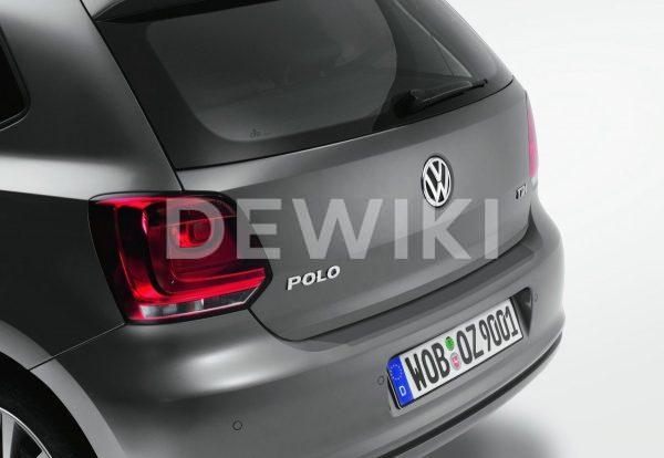 Защитная пленка на задний бампер Volkswagen Polo 5