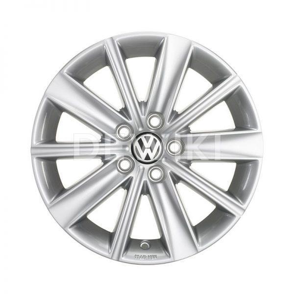 Диск литой R15 Volkswagen, Zirkonia Brilliant Silver, 6J x 15 ET40