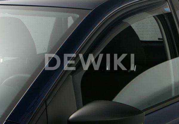 Дефлекторы на двери Volkswagen Polo 5,  2-дверный, передние