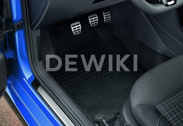 Коврики в салон Volkswagen Polo Sedan, всепогодные передние