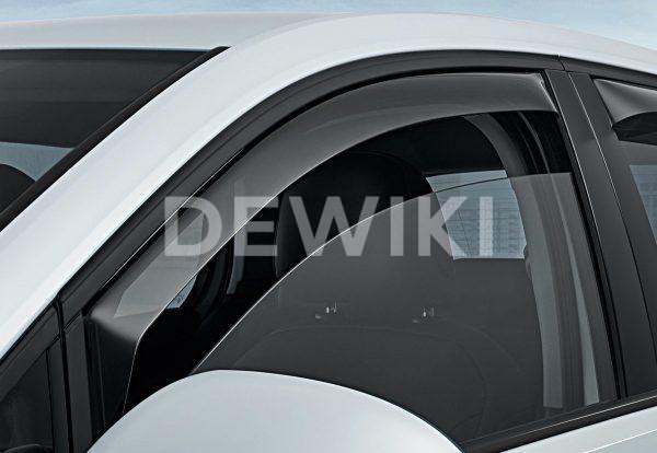 Дефлекторы на двери Volkswagen Polo Sedan, передние и задние