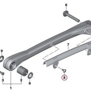Болт с цилиндрической головкой M6x16 BMW Болт с цилиндрической головкой M6x16 BMW