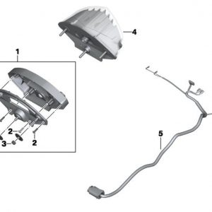 Адаптер для заднего светодиодного фонаря BMW F 800 GT / R 2012-2018 год Адаптер для заднего светодиодного фонаря BMW F 800 GT / R 2012-2018 год