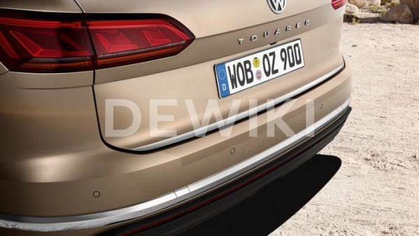 Защитная пленка на задний бампер Volkswagen Toureg (D2)